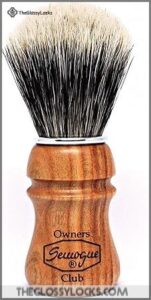 S.O.C. Cherry Wood Shave Brush