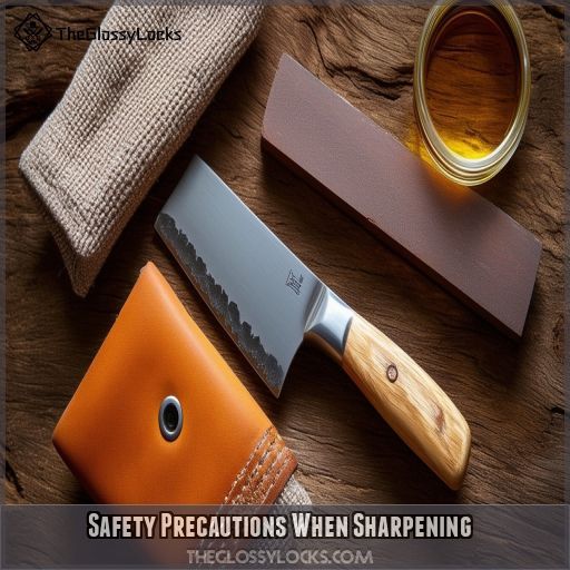 Safety Precautions When Sharpening
