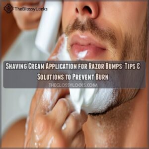 Shaving Cream Application for Razor Bumps