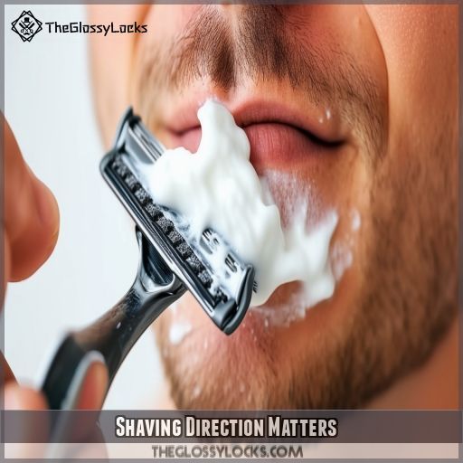 Shaving Direction Matters