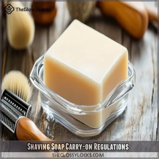 Shaving Soap Carry-on Regulations