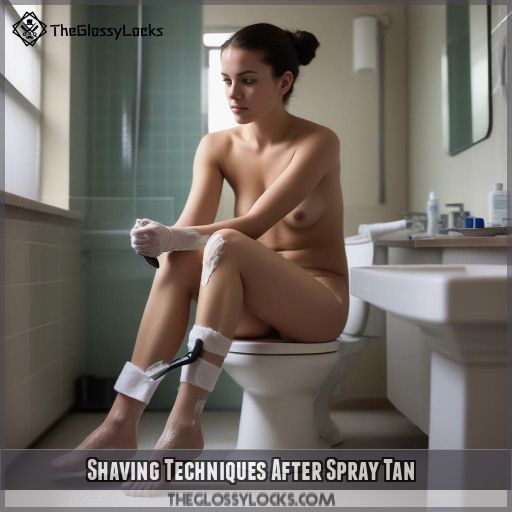 Shaving Techniques After Spray Tan