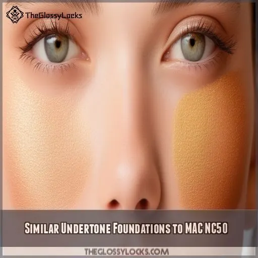 Similar Undertone Foundations to MAC NC50