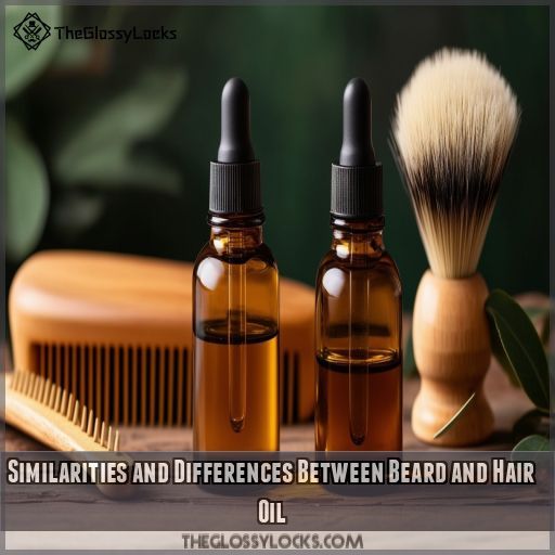 Similarities and Differences Between Beard and Hair Oil