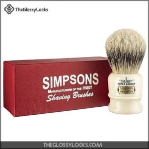 Simpsons Chubby Super Badger Shaving