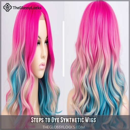 Steps to Dye Synthetic Wigs