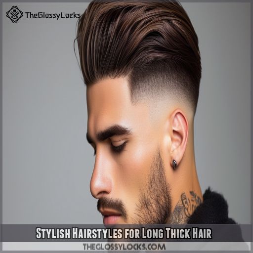 Stylish Hairstyles for Long Thick Hair