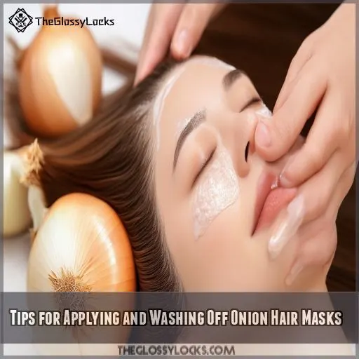 Tips for Applying and Washing Off Onion Hair Masks