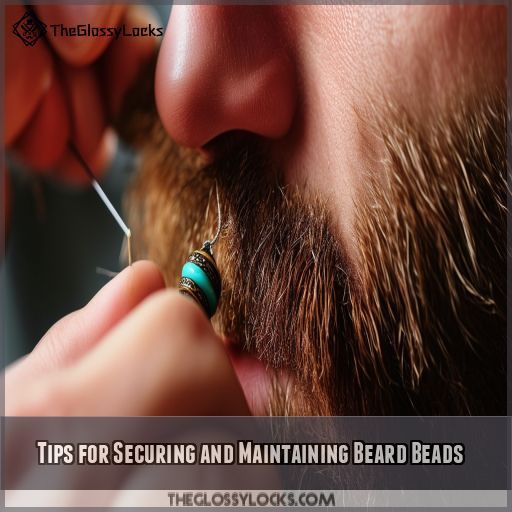 Tips for Securing and Maintaining Beard Beads