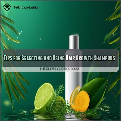 Tips for Selecting and Using Hair Growth Shampoos