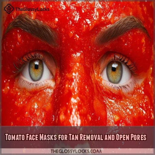 Tomato Face Masks for Tan Removal and Open Pores