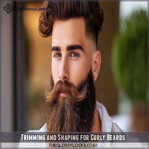Trimming and Shaping for Curly Beards