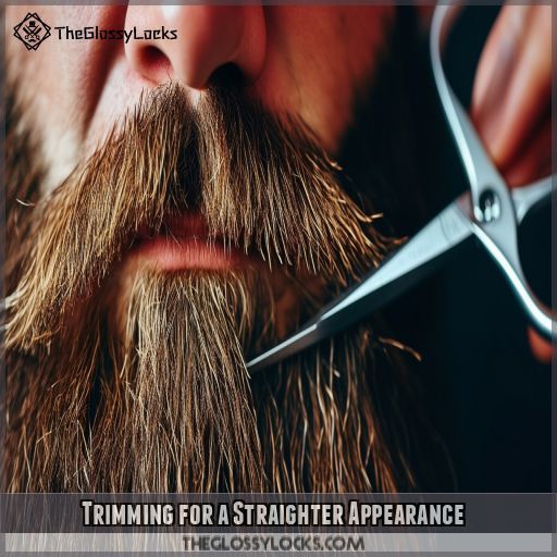 Trimming for a Straighter Appearance