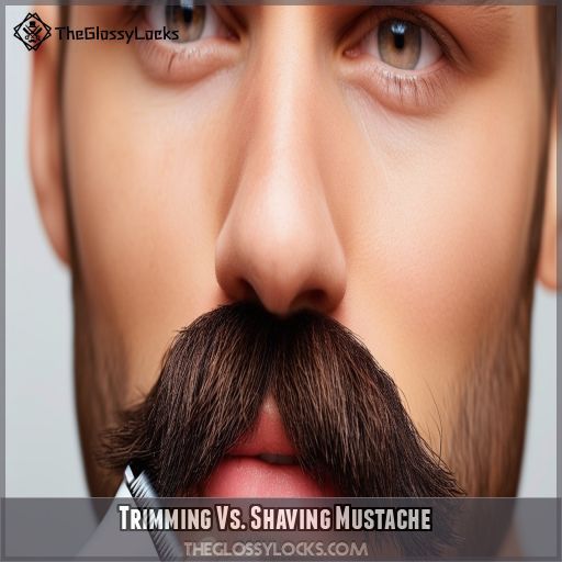 Trimming Vs. Shaving Mustache