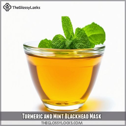 Turmeric and Mint Blackhead Mask