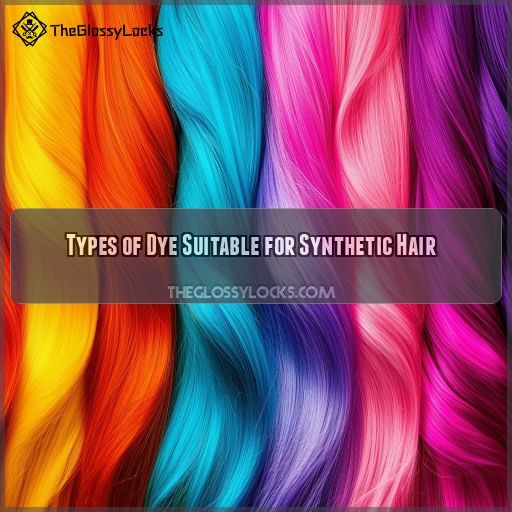 Types of Dye Suitable for Synthetic Hair