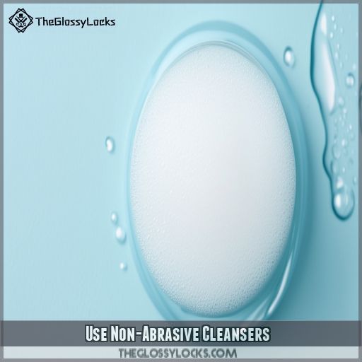 Use Non-Abrasive Cleansers