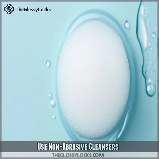 Use Non-Abrasive Cleansers