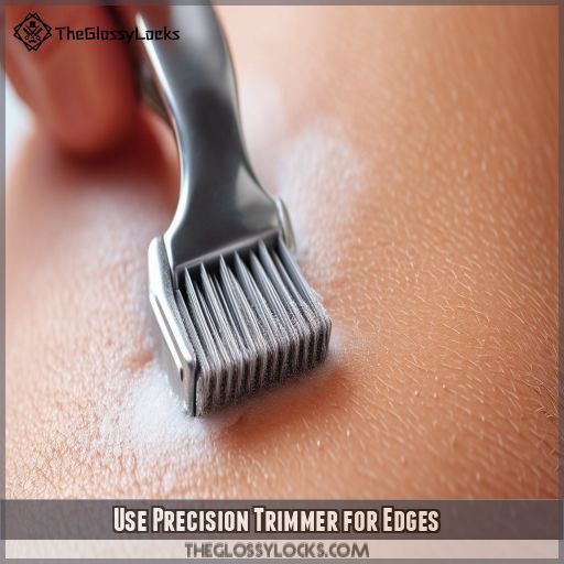 Use Precision Trimmer for Edges