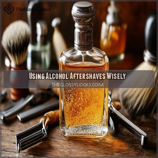 Using Alcohol Aftershaves Wisely