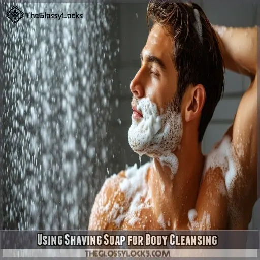 Using Shaving Soap for Body Cleansing