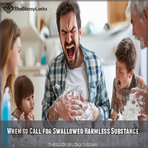 When to Call for Swallowed Harmless Substance