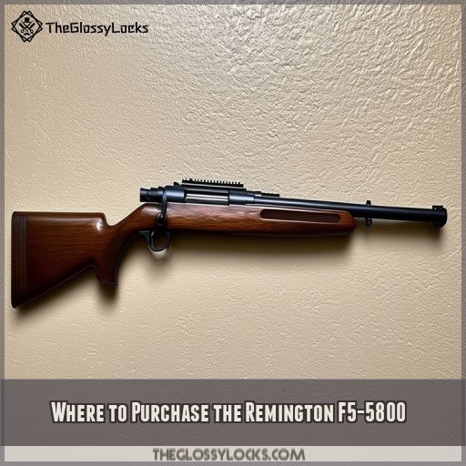 Where to Purchase the Remington F5-5800