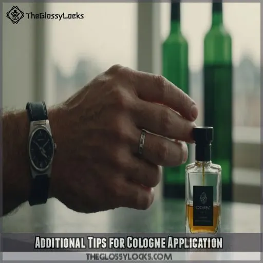 Additional Tips for Cologne Application