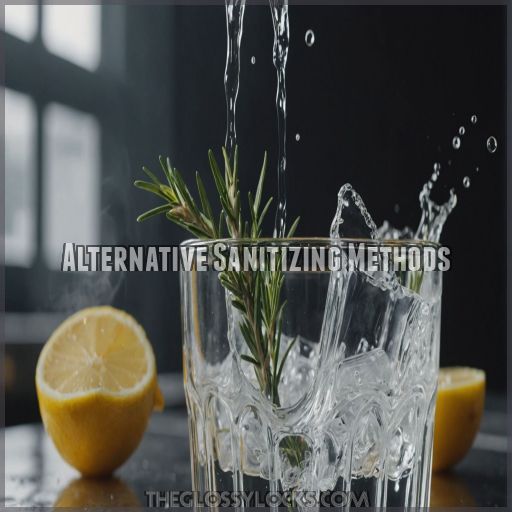 Alternative Sanitizing Methods