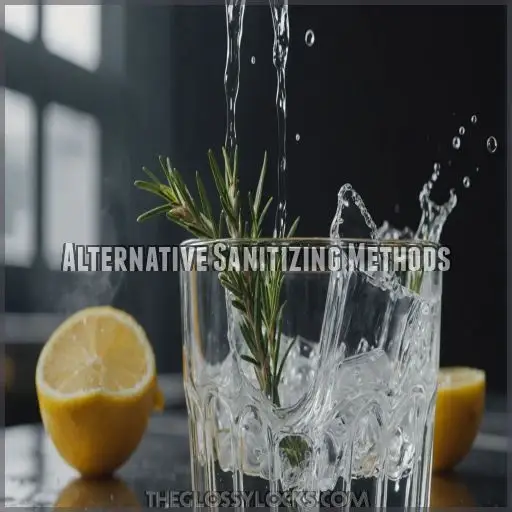 Alternative Sanitizing Methods