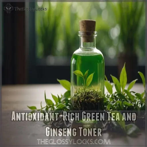 Antioxidant-Rich Green Tea and Ginseng Toner