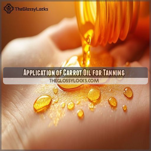 Application of Carrot Oil for Tanning