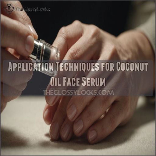 Application Techniques for Coconut Oil Face Serum