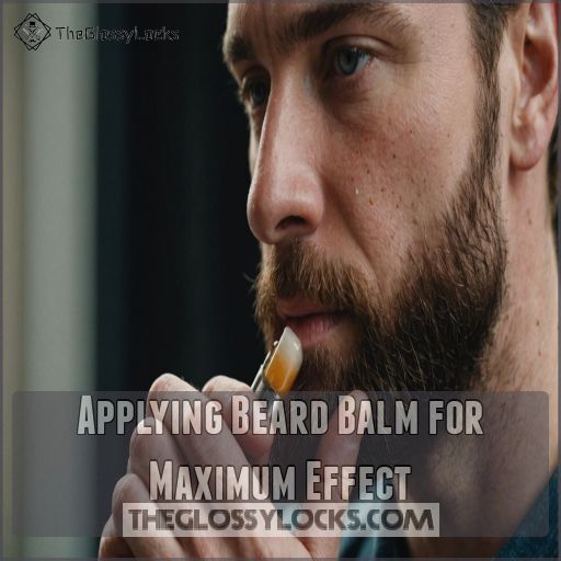 Applying Beard Balm for Maximum Effect