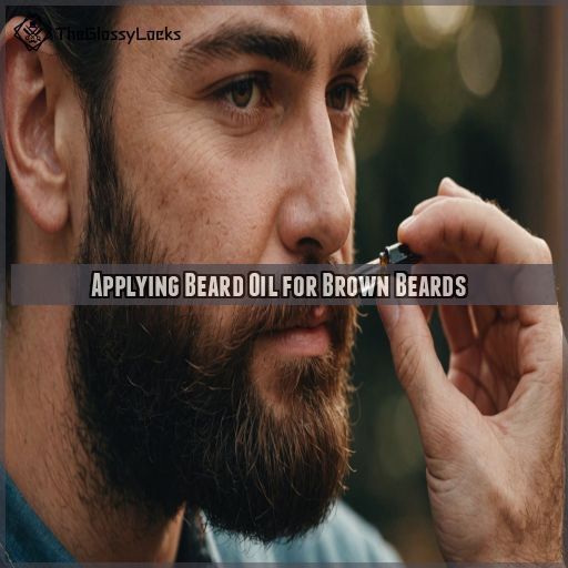 Applying Beard Oil for Brown Beards