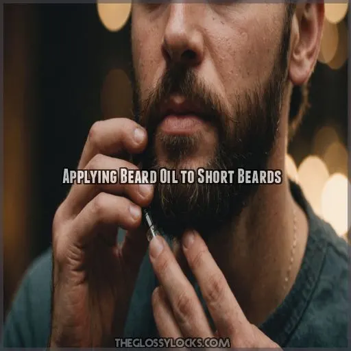 Applying Beard Oil to Short Beards