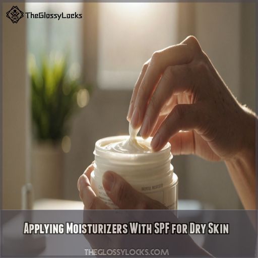 Applying Moisturizers With SPF for Dry Skin