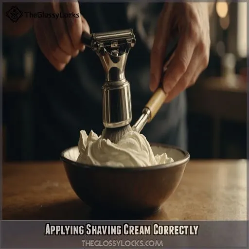 Applying Shaving Cream Correctly