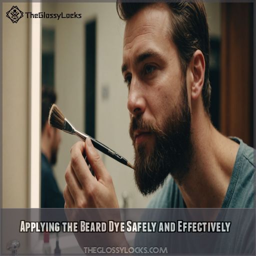 Applying the Beard Dye Safely and Effectively