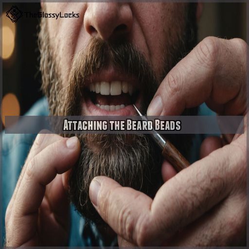 Attaching the Beard Beads