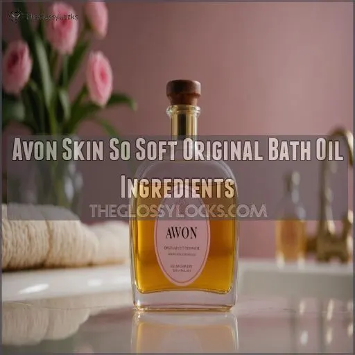 Avon Skin So Soft Original Bath Oil Ingredients