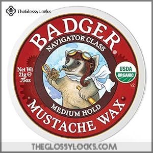 Badger - Mustache Wax, Medium B00JR6SCE4