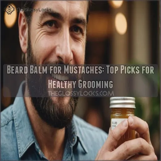 Beard balm for moustaches and beards