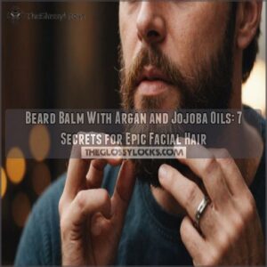 Beard balm with argan and jojoba oils