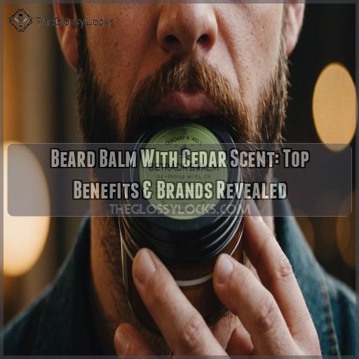 Beard balm with cedar scent