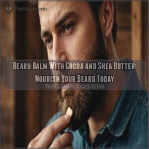 Beard balm with cocoa and shea butter