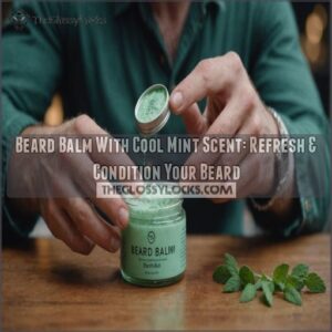 Beard balm with cool mint scent