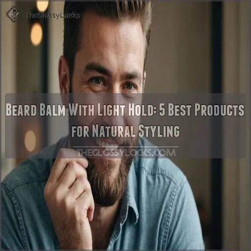 Beard balm with light hold