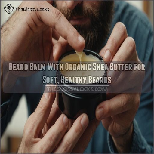 Beard balm with organic shea butter