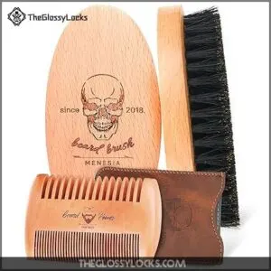 Beard Brush and Comb Set